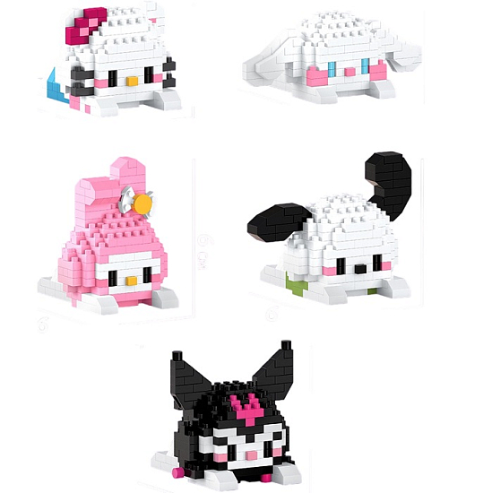Конструктор «Mini Blocks. Весёлые друзья», 881 деталь 10911634