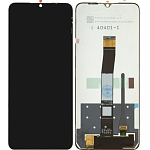 Дисплей для Xiaomi Poco C40 в рамке + тачскрин (черный) 100%