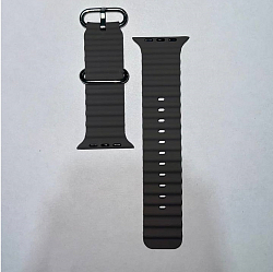 Силиконовый ремешок OCEAN BAND 42_44_45_49мм_застёжка-пряжка (силикон) 21_капучино