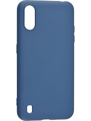 Задняя накладка GRESSO для Samsung Galaxy A01 (2020) темно-синий. Меридиан