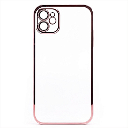 Задняя накладка PC073 для iPhone 11 (rose gold) (213777) с закрытой камерой