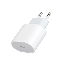 Сетевое ЗУ для Apple iPhone 20W, Type-C (LOGO) (не оригинал)