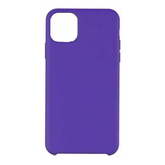 Силиконовый чехол SILICONE CASE для Iphone 12 Pro Max фиолетовый