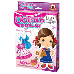 Одень куклу. "Малышка Машенька" (на липучках) 03174