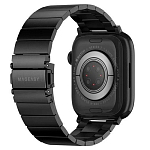 Ремешок для часов из нержавеющей стали SwitchEasy MAW801034BK22 Maestro Stainless steel band for Apple Watch 38/40/41mm. Цвет: черный