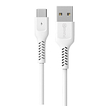Кабель USB <--> microUSB  1.0м FUMIKO CA01 белый