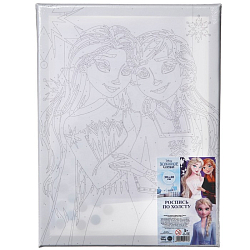 Картина по номерам в плёнке "Анна и Эльза", Холодное сердце 30х40 см   9302157