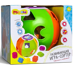 Развивающая сортер Mioshi "Веселый мяч"