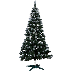 Ёлка искуственная с инеем «Байкальская белоснежная», 230 см, ПВХ ветки отгибаются