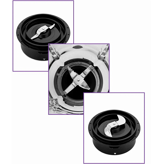 Блендер KITFORT КТ-3030-1 черный, 3в1