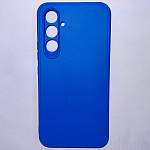 Задняя накладка Мобилис для Samsung Galaxy A54 5G, синий , матовая с защитой камеры