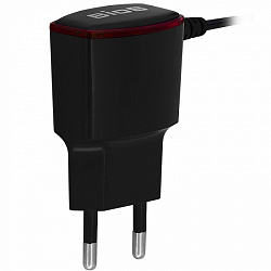 Сетевое ЗУ BIOS microUSB черное (красная упаковка)