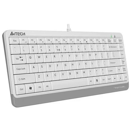 Клавиатура A4TECH Fstyler FK11 белый USB slim