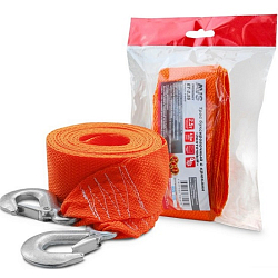 Трос буксировочный  2,5т AVS ET-2,5S, 4.5м, в пакете