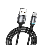 Кабель USB <--> Type-C 1.0м MIVO MX-45T черный