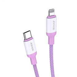Кабель Lightning <--> Type-C  1.0м Jokade JA014 фиолетовый 5A