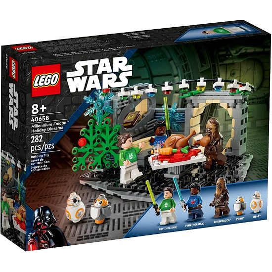 Конструктор LEGO Star Wars 40658 Праздничная диорама Сокол тысячелетия