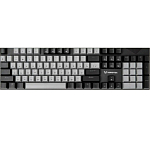 Клавиатура VOROTEX K104S Red Switch, Белый,серый