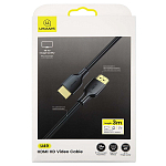 Кабель HDMI <--> HDMI  3.0м USAMS US-SJ427 чёрный