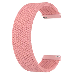 Универсальный плетеный нейлоновый ремешок для часов 22 mm LYAMBDA STEROPA DSN-08-22-PK Pink