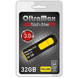 USB 32Gb OltraMax 270 Yellow, USB 3.0