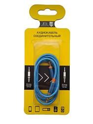Кабель Jack 3.5 <--> Jack 3.5  2.0м  JET.A JA-AC02 в оплетке, синий