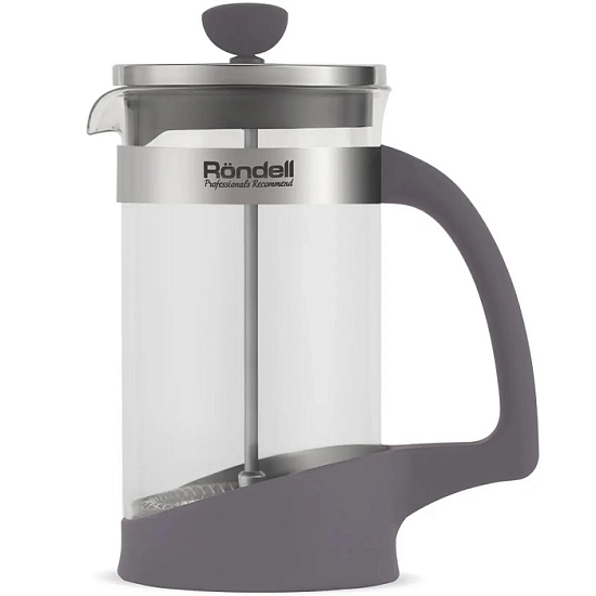 Френч-пресс Rondell Akzent RDS-937, 0.6л, стальной