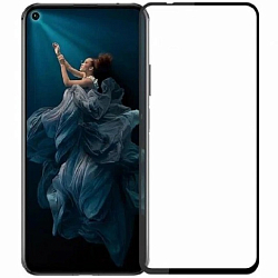 Противоударное стекло 9D NONAME для Honor 20/20 Pro, черное, полный клей