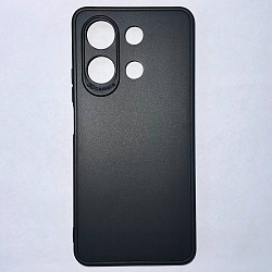 Задняя накладка Мобилис для Xiaomi Redmi Note 13 (4G), черный , матовая с защитой камеры