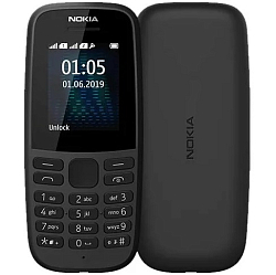 Телефон NOKIA 105 SS TA-1203 Black