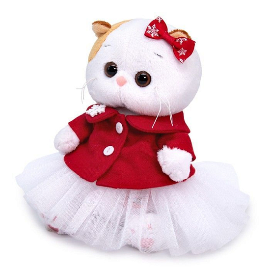 Мягкая игрушка Кошечка Ли-Ли BABY в красном пиджачке , 20 см (LB-098) 7641475