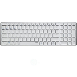Клавиатура БП Rapoo E9700M USB, Bluetooth/Радиоканал, белый (14516)
