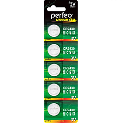 Элемент питания PERFEO CR2430 BL-5 Lithium Cell