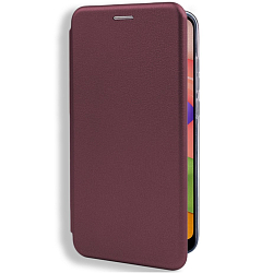 Чехол футляр-книга STYLISH для Samsung Galaxy A70/A70S/A705 (Винный)