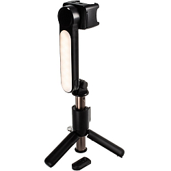 Монопод-трипод GIMBAL L09, автоматическая стабилизация, подсветка, 70 см, черный (мятая упаковка)