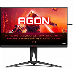 Монитор игровой 27" AOC AG275QXN (2560х1440/ VA/ 165 Hz/ HDR 400)