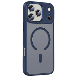 Задняя накладка KEEPHONE MAGO PRO MAGSAFE MATTE CASE для iPhone 17 PRO (BLUE)