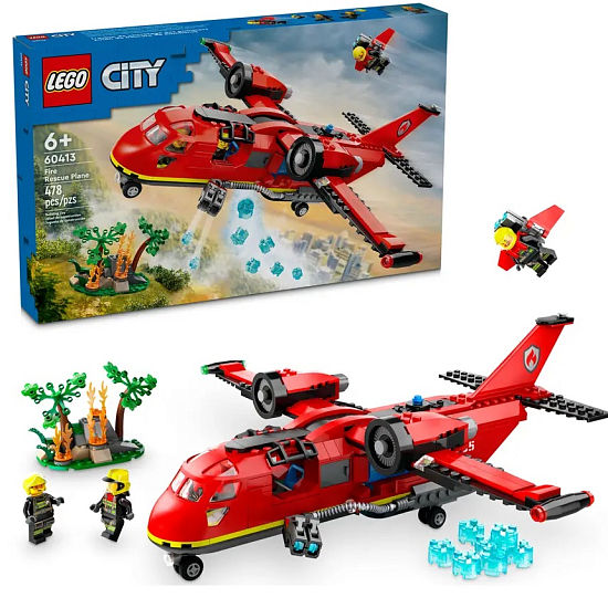 Конструктор LEGO City 60413 Пожарный самолет