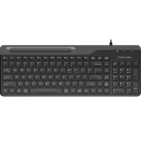 Клавиатура A4TECH Fstyler FK25 черный/серый USB slim