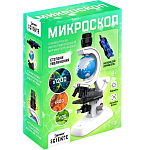 Микроскоп, с планетой, держатель для телефона, подсветка, увеличение x100, x400, x1200 10180692