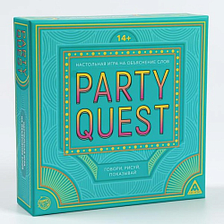Настольная игра на объяснение слов «PARTY QUEST. Говори, рисуй, показывай», 14+