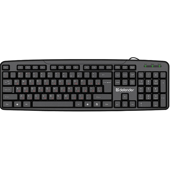 Клавиатура DEFENDER Astra HB-588 RU черный