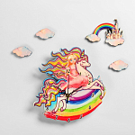 Часы настенные Детские "Принцесса" 7917384