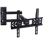 Кронштейн KROMAX PIXIS-XS black, 22-55", настенный, поворотно-выдвижной и наклонный (20251)