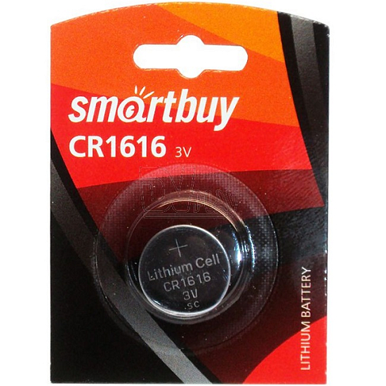 Элемент питания SMARTBUY CR1616 BL-1