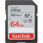 SD 64Gb SanDisk Class 10 Ultra UHS-I (120 Mb/s)