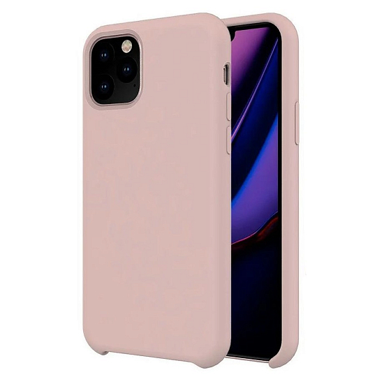 Силиконовый чехол SILICONE CASE для iPhone 11 бежевый (не оригинал)