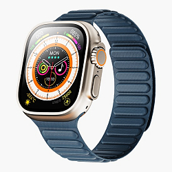 Ремешок KeePhone FineWoven Loop для Apple Watch 45/49 мм Pacific Blue