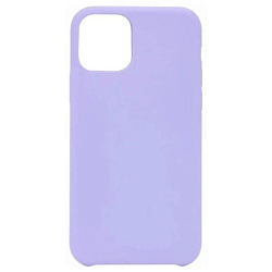 Силиконовый чехол SILICONE CASE для iPhone 12 полная защита, сиреневый (не оригинал)