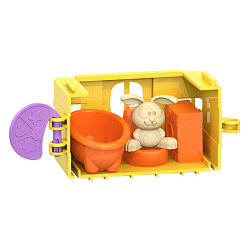 Набор игровой «Зайкин Домик. Ванная», цвет желтый